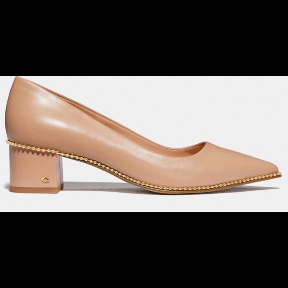COACH Willa 45 Leather Pumps